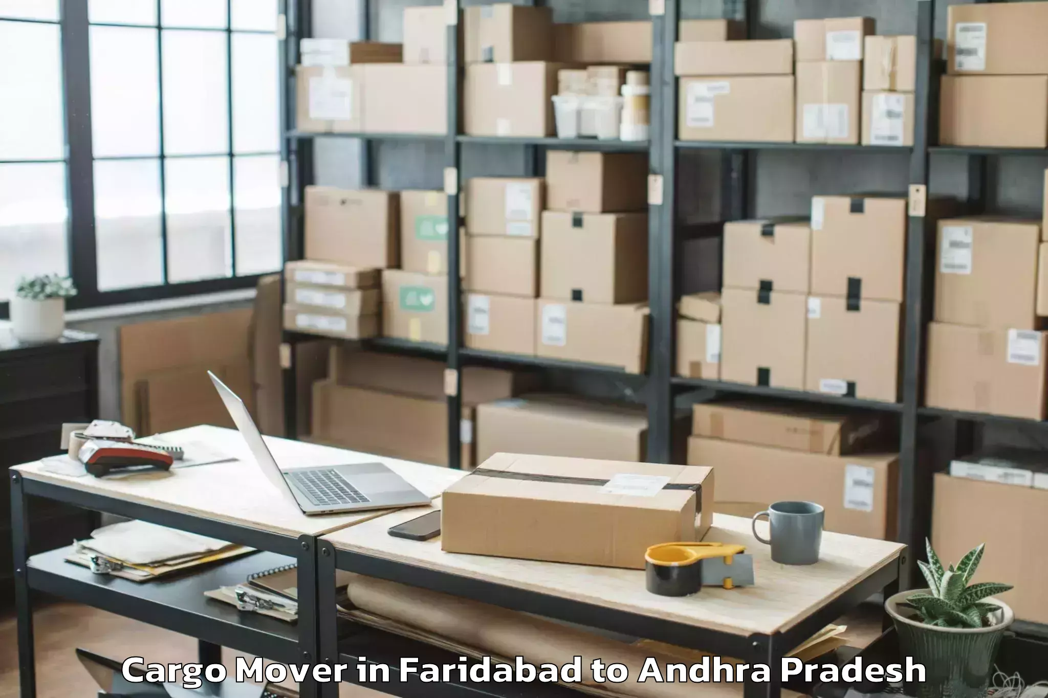 Discover Faridabad to Musunuru Cargo Mover